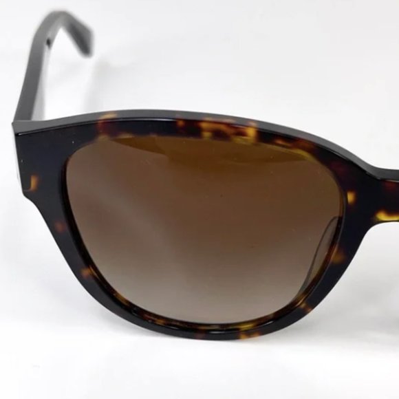 TORY BURCH Classic Sunglasses NEW Dark Tortoise With Gold Logo main image 7